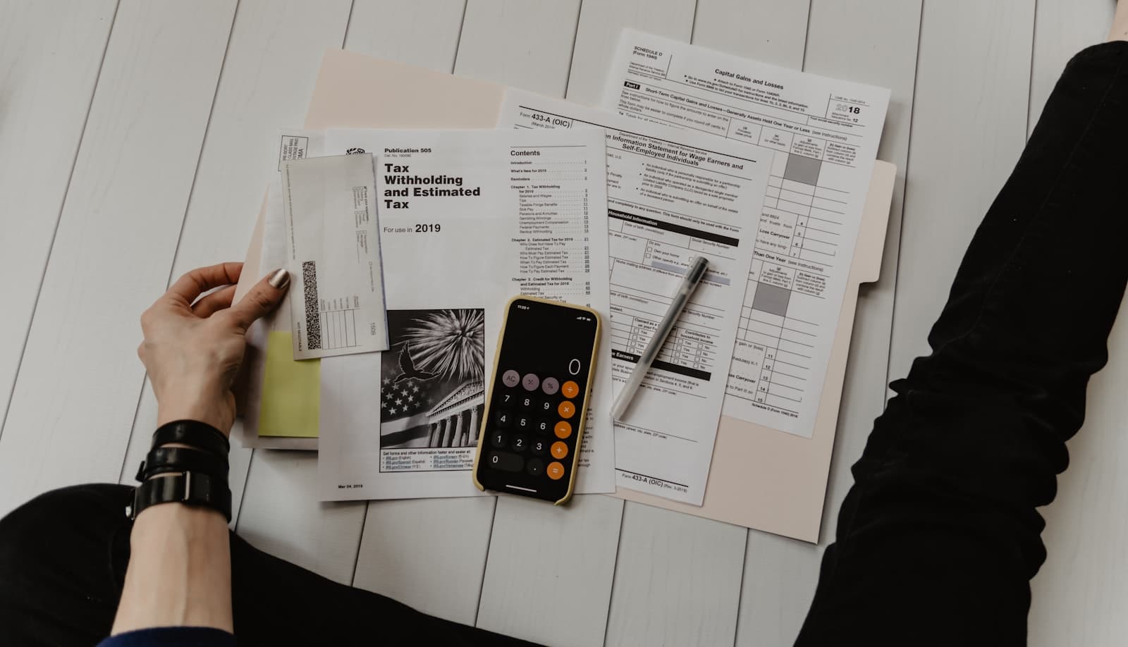 Property owner reviewing reports with EC Property Managers